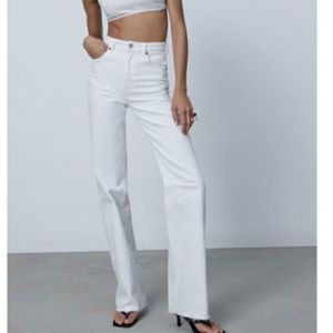 Zara High waist Wide leg jeans